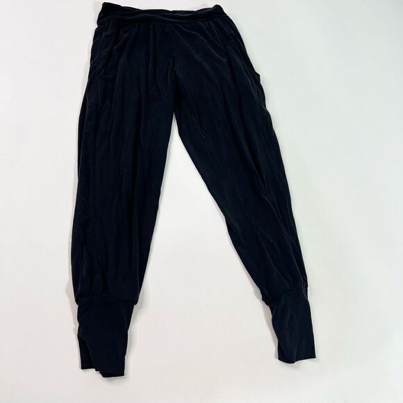 ZYIA Active Joggers Pants Womens Medium Slinky Black Pull On Athletic - Picture 1 of 11